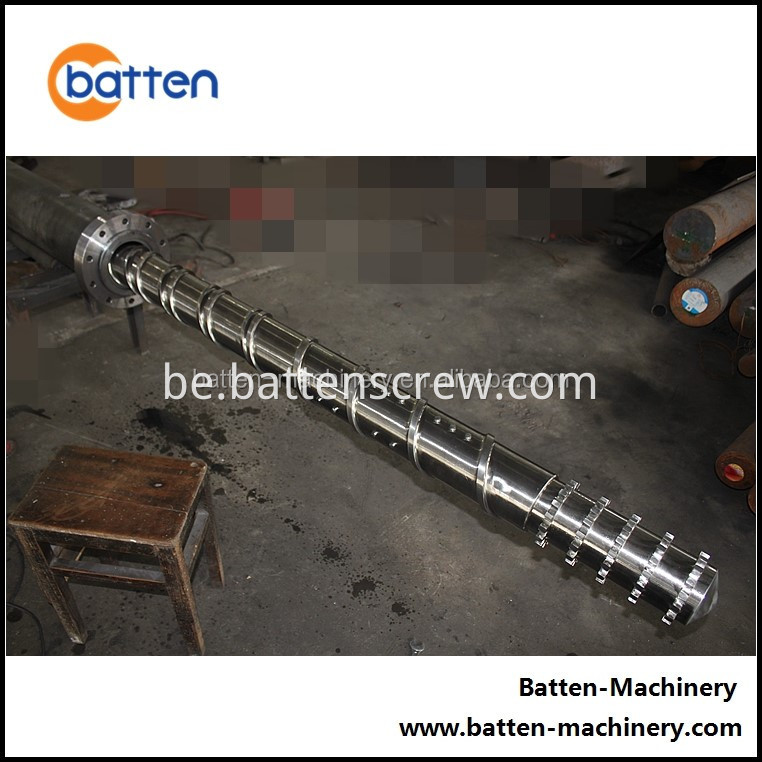 Біметалічны пластыкавы экструдэрны шруба і бочка для аднаразовага шрубавага плёнкавага фільма